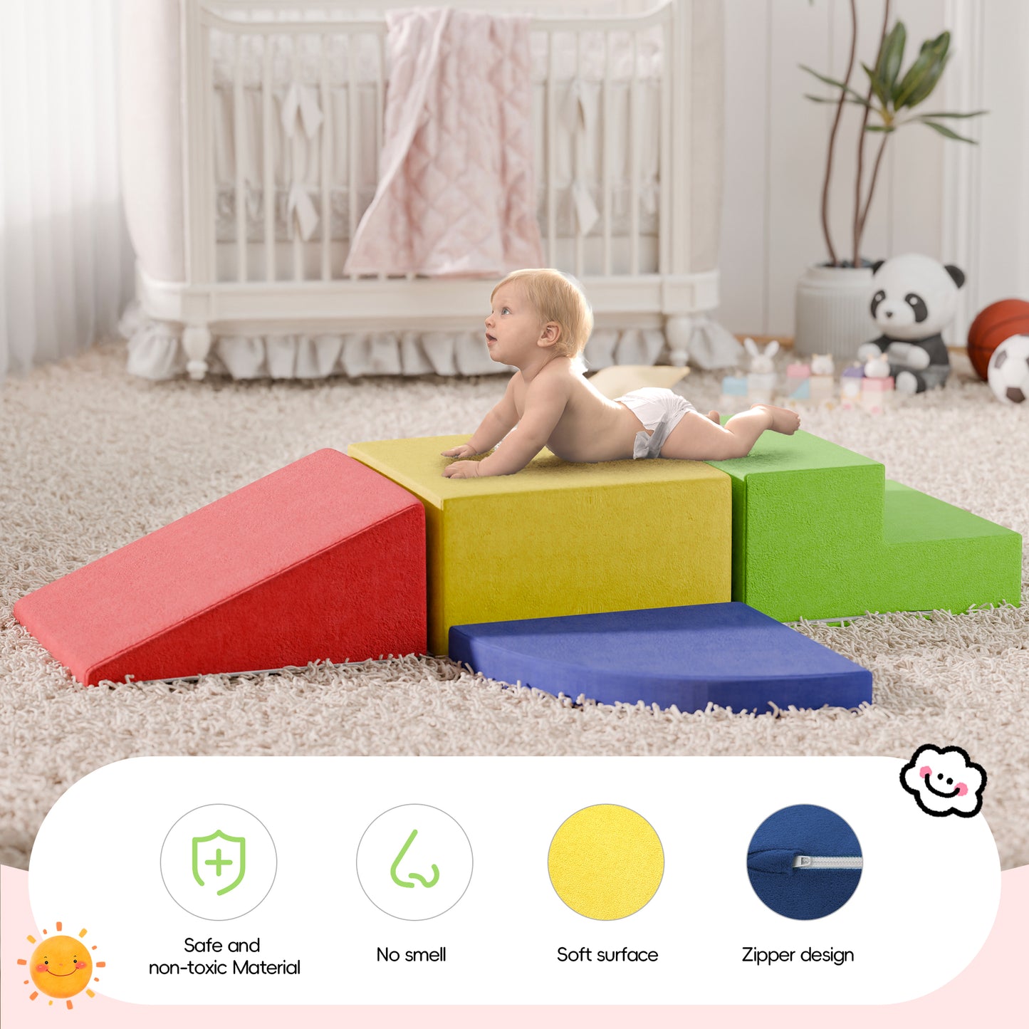 Tolead Climb Foam Blocks for Toddlers and Kids, New